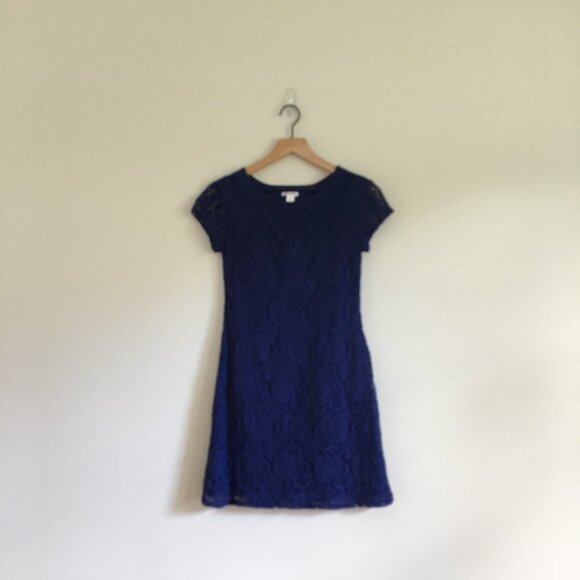 ⚪ 3/$15  xhilaration lace overlay mini dress - Picture 11 of 14